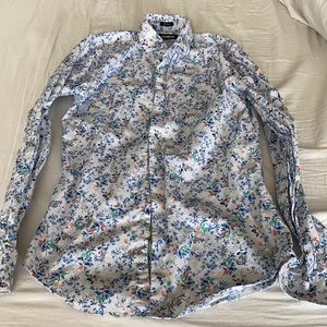 Express floral button down